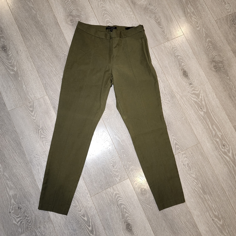 Banana Republic Devon Skinny pants hunter green women's size 6 stretch fit
